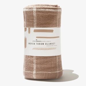 Woven Throw Blanket - Taupe